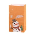 thumbnail image 2 of SMKE Christmas Treat Bags,Small Xmas Gift Paper Bags For Holiday Wrapping,Mini Treat Bags Gifts Wrapping Bags,Candy Bags For Party Favors,Holidays,Events,Festive Goodie Bags For Families Snowman A, 2 of 6
