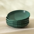 thumbnail image 4 of Stone Lain Rio 4-Piece Pasta Bowl Set Stoneware, Green, 4 of 6