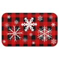 thumbnail image 2 of Red Christmas Winter Snoflake Dish Mat Absorbent Drying Mat for Kitchen Counter Folding Kitchen Drying Mat for Kitchen Countertops (19.5x12in,Set Of 2), 2 of 7