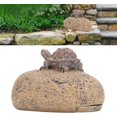 thumbnail image 2 of AVEKI Stone Key Hider, Stone Key Hider Substantial Cute Decor Fake Rock Key Hider Storage Box for Outside Indoor Garden Ornament 0517M, 2 of 8