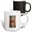 Multicolor, variant on 3drose, Handsome Letter H. Grunge Metal Monogram, Industrial Style Art Gift, 11oz Magic Transforming Mug