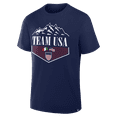 thumbnail image 2 of Men's Navy Team USA 2026 Winter Olympics Diamond T-Shirt, 2 of 3
