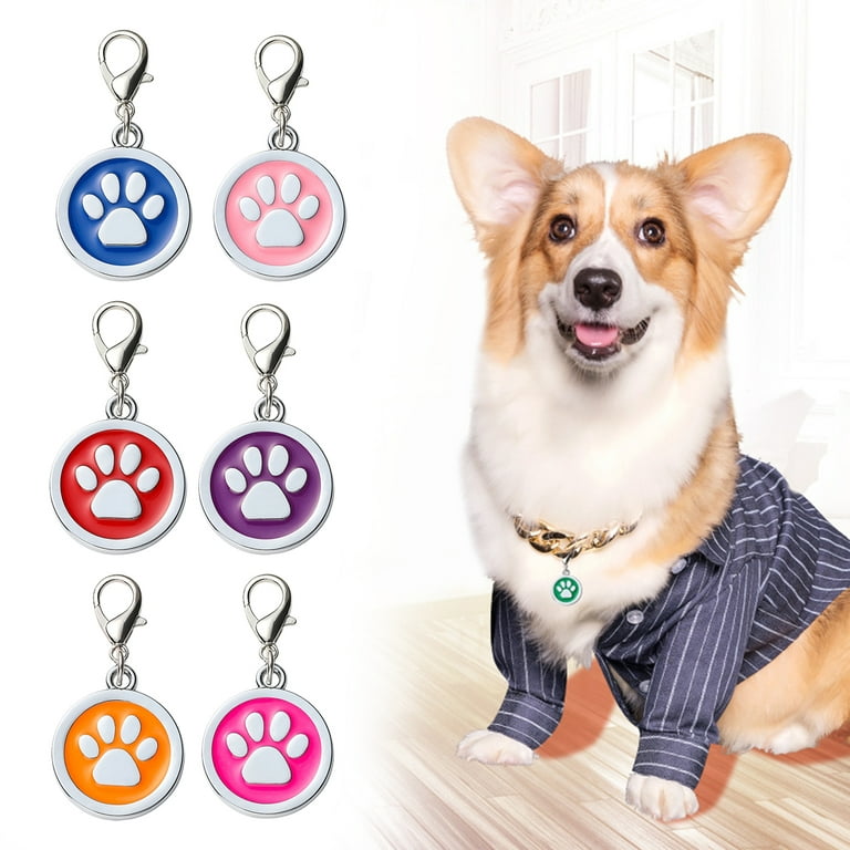 BESTOYARD 6 Pcs Dog Buckle Bulk Puppy Collars Puppy Accessories Bracelet  Stuff Pet Id Tag Holder Dog Collar Rings for Tags Dog Tags Personalized for