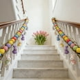 thumbnail image 2 of zhangmingg Easter Glitter Bead Vine Strip for Indoor Window Display Hanging Spring Decoration Floral Garland, 2 of 7