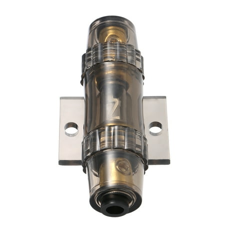 Agu In Line Fuse Holder - IMC Audio 60 Amp Inline AGU Fuse Holder Fits 4 8 10 Gauge Wire gray