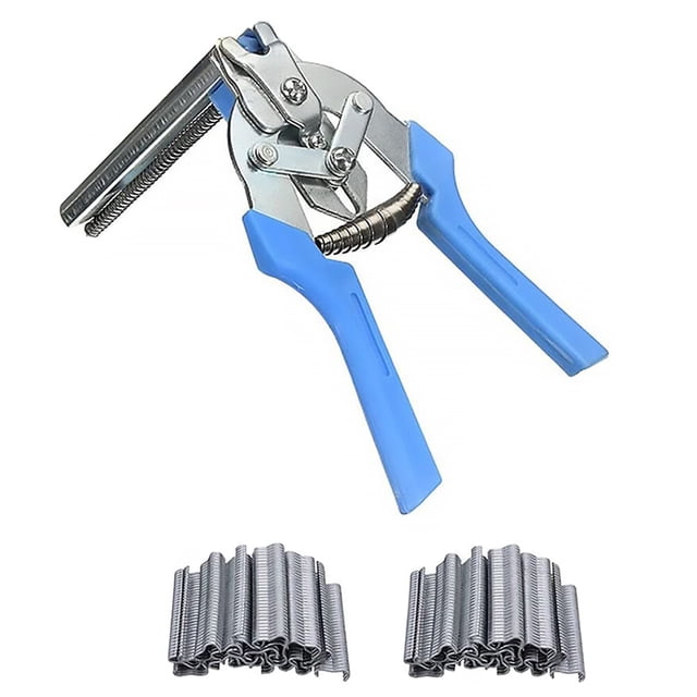Miangastore 1 Set Semi-automatic Operation Pliers Plastic Sky Blue for Farmers with Cage Maintenance