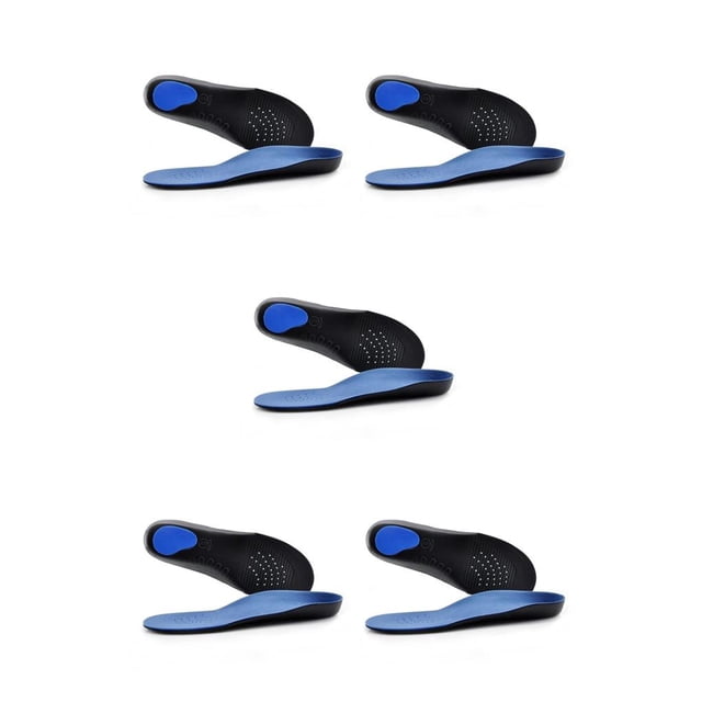 Minnieouse 1 Pair Women Men Jogging Running Arch Working Feet Inserts Cushion Flat Care Foot Shoes Support Leather Insoles Sole Type2 NO2