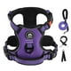 thumbnail image 1 of Arnés para perros IVY&LANE sin tirón para perros medianos con correa, color morado, 1 of 7