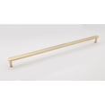 thumbnail image 3 of Alno A717-18-SB Moderne 18" Center To Center Solid Brass Flat Bar Large Cabinet Handle /, 3 of 7