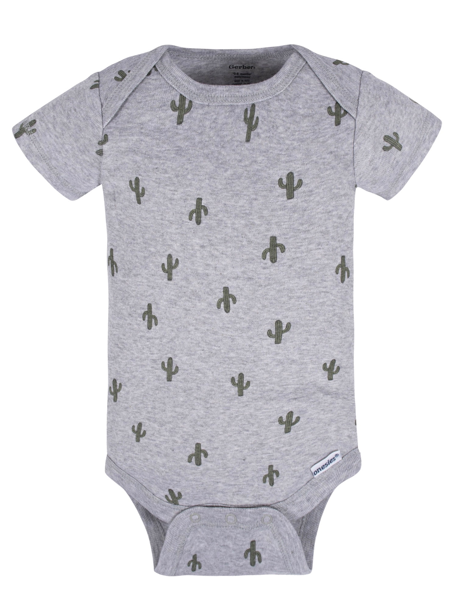 Gerber Baby Boy or Girl Gender Neutral Short Sleeves Onesies Bodysuits, 8-Pack (Newborn - 12 Months)
