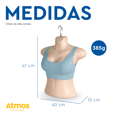 thumbnail image 5 of Atmos Homeware Maniquí de Niña | Exhibidor Femenino Juvenil de Plástico de Alta Resistencia con Gancho | Torso Infantil para Ropa y Accesorios | Paquete de 23Piezas color Blanco, 5 of 5