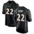thumbnail image 1 of Men's Baltimore Henry 22 Black Player Game Stitched T-shirts Performance Top, Small, 1 of 2