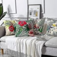 thumbnail image 3 of Funda De Cojín para Exteriores, Juego De 4 Fundas De Almohada para Sofá con Patrón De Plantas Y Flores Y Pájaros Tropicales Impermeables para Patio, Jardín, Sala De Estar, Dormitor, 3 of 5