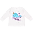 thumbnail image 3 of Inktastic Cute Narwhal I'm a Unicorn of The Sea Girls Long Sleeve Toddler T-Shirt, 3 of 5