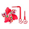 thumbnail image 1 of PENGXIANG Boc Bicycle Windmill Cartoon Colorful Multipurpose  Decorative Long/Short Pole Love Heart Flower Children Bike Handlebar Pin, 1 of 10