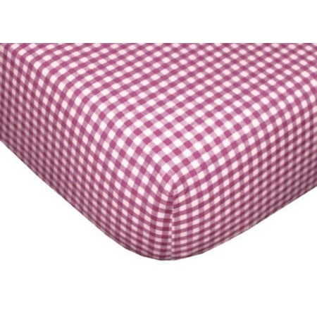 Tadpoles Classic Gingham Fitted Sheets - Set/2 - Fuchsia