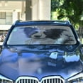 thumbnail image 7 of Qxltty Cute Border Collie Windshield Sun Shade Umbrella Protect Car from Sunrays and Heat Damage Keep Cool and Interior, 7 of 7