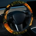 thumbnail image 2 of Thanksgiving 14.5 Inch Printing PVC Leather Auto Accessories Steering Wheel Cover for Car Wheel Covers, 2 of 6
