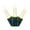 Warm White, variant on Vickerman 100 Pure White Italian LED Single Mold Light, Green Wire, 34' Christmas Light Strand