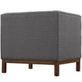 thumbnail image 3 of LexMod Panache Fabric Armchair, Gray, 3 of 5