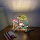 thumbnail image 1 of Wartleves Tablero de mensajes LED acrílico regrabable creativo con 7 rotuladores de colores, 1 of 7