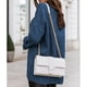thumbnail image 5 of Drop Shoulder Sweater, Wrap V Neck Sweater Casual Pure Color Soft Loose Hem Fashionable  For Holiday Party For Women ANGGREK Celeste M, 5 of 5