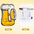 thumbnail image 3 of GOOHOCHY 25Pcs Light Up Brooch Flashing Pin Badge Plastic Yellow for Party Events, 3 of 8