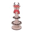 thumbnail image 1 of Wooden Christmas Money Holder, Print Pattern  Double Layer Christmas Money Cash Holder  Finish 9.3cm Base  For Party Type E, 1 of 8