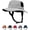 Grey, variant on Mens Womens Surf Bucket Hat Waterproof UPF50+ Foldable Beach Sun Hats