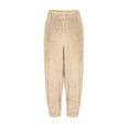 thumbnail image 5 of Womens Winter Sherpa Fleece Sweatpants Drawstring Waist Joggers Pants Thick Thermal Casual Trousers with Pockets, 5 of 7