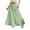 Green, variant on Mgmyaa Girls Summer Long Skirt Elastic Waist Casual Tiered Hem Swing Maxi Skirt for 4-15Y