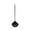 Black, variant on Clearance! Zguuel Serving Spoon Long Spoon Silver Silicone Silicone Head and Stainless Steel Titainium Silver Plating Handle Kitchen Soup Cooking Metal Soup Spoon for Cooking Dishwasher