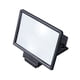 thumbnail image 1 of Amplificador de pantalla universal para teléfono móvil, películas y vídeo con soporte plegable (negro), 1 of 7