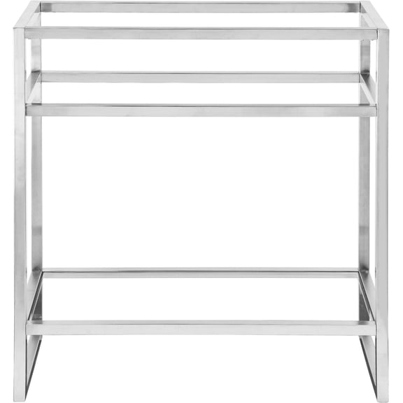 James Martin Vanities C105-V31.5 Boston 31-1/2" Stainless Steel Sink Console Base - Nickel