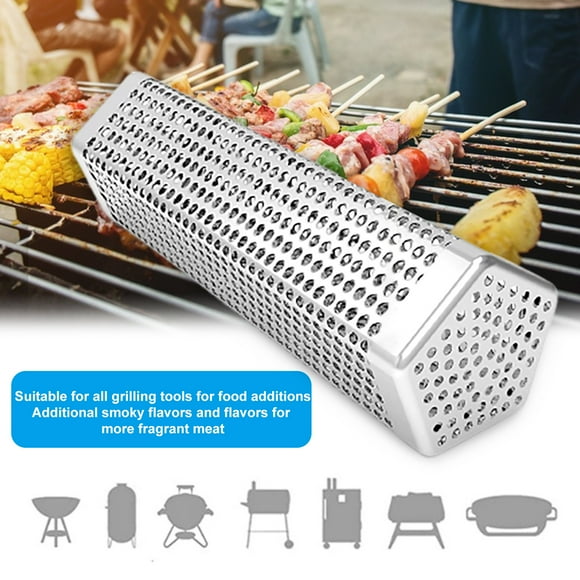 YAOMOBB Roast Basket High Temperature Resistance Barbecue Basket Stainless Steel Wire Design for BBQ