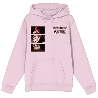 Jujutsu Kaisen Character Logo and Kousen Icon Mens Hoodie-6XL