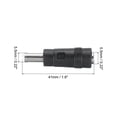 thumbnail image 2 of Adaptador de conector de alimentación DC de jack hembra a macho de Uxcell 5, 2 of 6