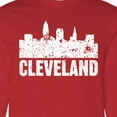 thumbnail image 4 of Inktastic Cleveland Skyline Grunge Long Sleeve T-Shirt, 4 of 5