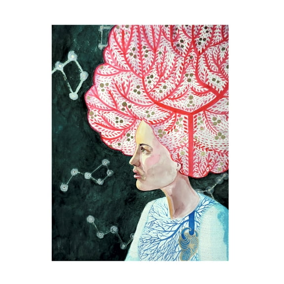 Sylvie Demers 'Le Commencement' Canvas Art