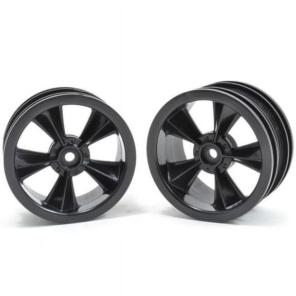 RPM R/C Products 81552 N2O Gloss Black Resto-Mod Sedan Wheels