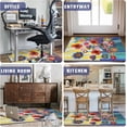 thumbnail image 5 of Office Chair Mat for Hardwood Floor 36"X 48" Office Rugs for Gaming Rolling Chairs Computer Desk Chair Non-Slip Flowers Protector Mats for Hard Floor & Tile Floor Decor, 5 of 12