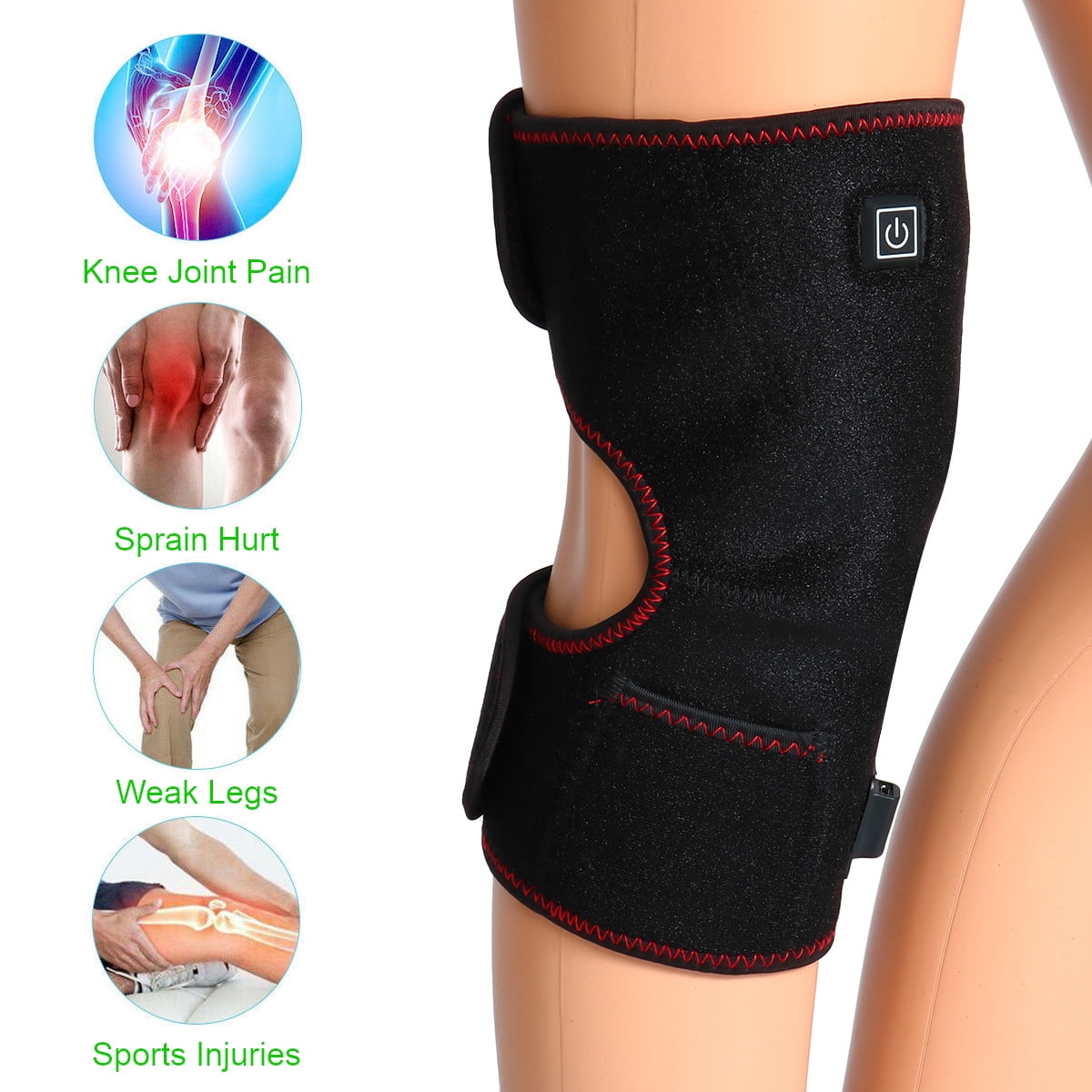 Electric Knee Heating Pad Joint Warmer Auxiliary Therapy Cold Wrapped