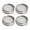 Sprouting Lid-No Handle, variant on 2 Pcs Stainless Steel Wide Mouth Mason Jar Lids with Pour Spout, Leak Proof Flip Cap Airtight Seal for Drinking Salad Dressing Food Storage