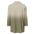 thumbnail image 5 of Blouses pour Femmes, T-shirt Assorti Col en V Col Rabattu Manches 3/4, 5 of 5
