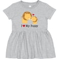thumbnail image 3 of Inktastic I Love My Poppy Grandpa Girls Baby Dress, 3 of 5