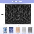 thumbnail image 3 of Cozydesg 5ftx7ft Large Area Rugs,Shag Fluffy Rugs for Living Room Bedroom, Modern Indoor Floor Rugs Soft Carpet Home Decro,Black Gray, 3 of 7