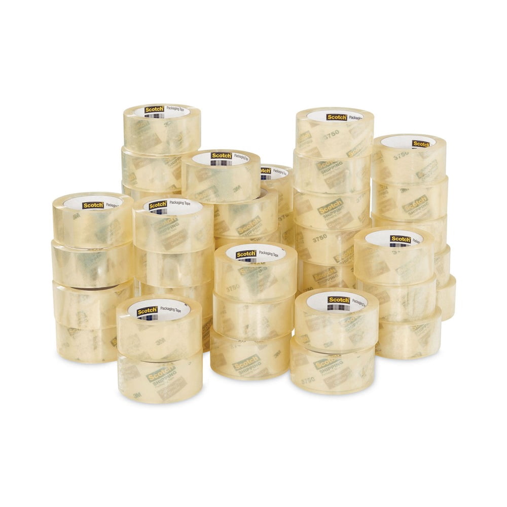 Scotch 3750-CS48 1.88 in. x 54.6 Yards 3750 Commercial Grade 3 in. Core Packaging Tape - Clear (48/Pack)