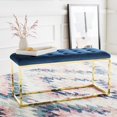 thumbnail image 3 of Surya Rigsby Bench In Bright Blue Finish RIG-002, 3 of 6