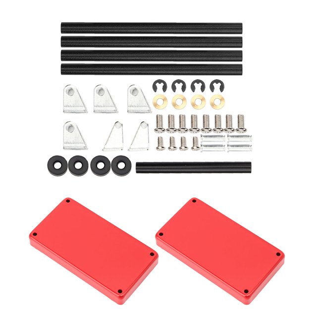 Mini Chariot Utilitaire Roulant, Chariot de Rangement à 2 Niveaux pour Outils, Chariot à Outils Roulant sur Roues, Atelier Mobile Garage Accessoires de Réparation RC pour 1/8 1/10 1/12 1/16, 3.4x1.7x3.3 Pouces