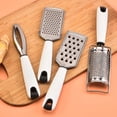 thumbnail image 7 of Sunjoy Tech Multifunctional Cheese Grater Stainless Steel Blade Ergonomic Handle Potatoes Fruits Vegetables Shredder Lemon Zester Fish Scaler Tool Kitchen Gadgets, 7 of 7